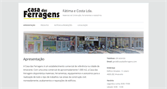 Desktop Screenshot of casadasferragens.com